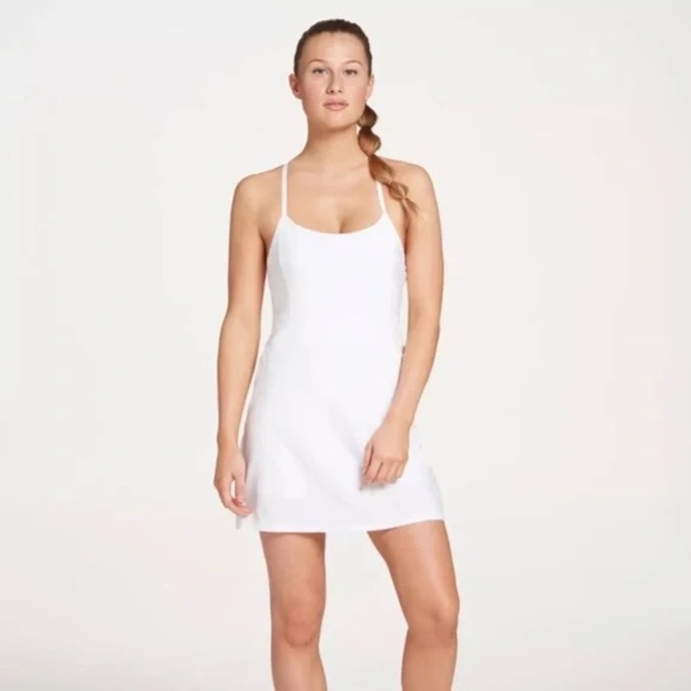 CALIA by Carrie Underwood White Sleeveless Slip Dress